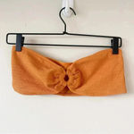 Topshop Crinkle Ring Bandeau Bikini Top Size 10 NWT Photo 3