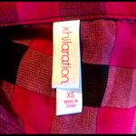 Xhilaration Black & Hot Pink Checkered Dress: Sleeveless, Fit & Flare, Belted Waist, Sz. XS Photo 3