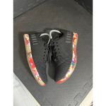 Nobull  Black Daisy Floral Trainer Low Top Sneakers Lifting Shoes Women's Sz 7 Photo 3