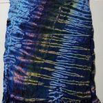 H.I.P. Navy Blue Tie-Dye Boho Bohemian Hippie Oversized Scarf Shawl Wrap Sarong Beach Coverup 🦋 Photo 0