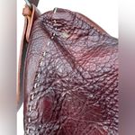 Sundance  Chocolate‎ Brown Distressed Pebbled Leather Hobo Shoulder Bag Photo 2