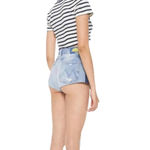 MOTHER x Carolyn Murphy Cheeky Tomcat Short Shorts Size 30 Blue Photo 5