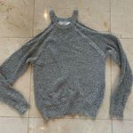 ASTR The Label Knit Sweater Sz Small Gray/White Photo 0