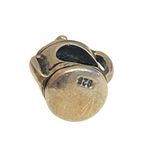 925 Sterling Silver Golf Bag Charm Sport Charm Ball Charm Travel Vacation Charm Photo 2