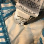 Lands End Womens Mid Rise Blue & White Striped Seersucker Shorts 6P Photo 4