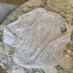 J.Crew NWT Linen Blend Button Up Shirt In White Size Small Photo 4