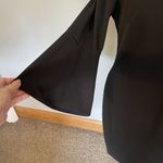 Calvin Klein  Dress Sz 10 Black Bell Sleeve Back Zip Career HolidayParty Funeral Photo 1