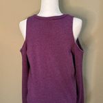 Alternative NEW! brand for NORDSTROM Purple Shoulder Cut Out Sweatshirt - small Photo 5