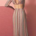 Free People Winter Muse Daphne Dress in Multi Stripe Size 6 XS NWOT $299 Photo 1