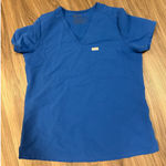 FIGS  Catarina Women's Scrub Top Blue Medical Nurse Doctor Healthcare‎ Medium Photo 0