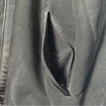 Lululemon Moto Jacket Fleece Black with Asymmetrical Zipper Photo 7