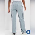 American Eagle  Blue Baggy Jogger Cotton Cargo Pants Size 4 Photo 1