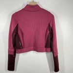 Nike  Therma-FIT‎ ADV Pullover 1/4 Zip Cropped Running Top Maroon Womens Large Photo 2