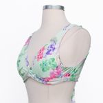 Becca  Swimwear. Reversible Everglade Banded Bikini Top. Photo 4