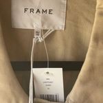 Frame Belted Organic Linen Blend Cargo Jacket - Sand - XL - NWT Photo 4