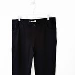 Betabrand [] Black Classic Ponte Knit Straight Leg Stretch Dress Pants Work Sz XL Photo 3