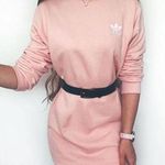 Adidas Pastel Pink Sweat Dress Photo 0