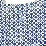 Matilda Jane Adventure Begins Womens Wandering Waters Top Blue Smocked Small Photo 7