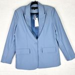 Endless Rose  Single Breasted Blazer Size Small NWT Blue One Button Photo 4