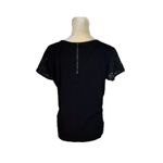 Market & Spruce  Women’s Black Eyelet Lace Front Top NWOT Photo 1