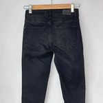 ZARA Skinny Black Jeans Stripe Photo 4