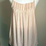 Kaitlyn Sleeveless Abstract Striped Flowy Boho Guaze Summer Tank Top Photo 0