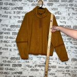 Nike  | women mustard yellow gold cowl neck pullover Photo 5