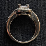 Faux Black Diamond Ring Size 6 Photo 3