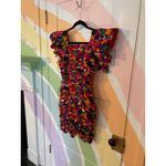 Lola Lucena Madrid Vintage Puff Sleeve Ruched Dress Sz 40 M Photo 1