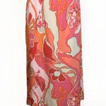Valerie Stevens  100% silk floral maxi skirt size 8 colorful Photo 0