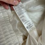 Maeve‎ Jacket Womens Large Ivory Marbled Oversized Faux Leather Bomber Anthro Photo 6