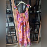 Petal and Pup Entro colorful floral smock maxi midi dress square neck show meyour mumu pockets Photo 10