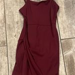 Altar'd State  Red Asymmetrical Dress Photo 0