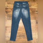 Boohoo Blu High-Waist Belted Skinny Jeans Photo 4