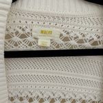 Anthropologie Maeve Oversized Textured Open-Stitch Cardigan Sweater in Ivory Size Large Photo 2