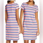 Lilly Pulitzer Marlowe Multicolor Island Stripe Pima Cotton Dress - Size Large Photo 0