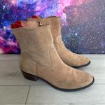 Florentini Baker Womens Sz 10 Leather Western Boots Rustic Boho Suede Booties Photo 0