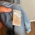 Pinkblush  Blue Lace Mesh Overlay Maternity Maxi Dress Photo 4