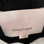 Cinq à Sept Cinq A Sept Jana swing knit sweater Peter Pan collar black dress size XS Photo 8