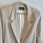 Requirements Vintage Houndstooth & Pearl Accent Blazer - size Large Photo 1