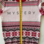 Ugly Christmas Sweater  Size M Red White Black Bust 39in, Length 26in, Holiday  Photo 5