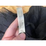 Free People  Shailee Slip Dress Women's Size Large Black Lace Ruffle Drop Waist Photo 3