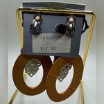 A Rare Vintage Pair Of The Wild Pair Wild Things 90’s Dangle Clip Earrings Gold Photo 1