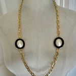 Park Lane Vintage  Faux Pearl & Black Enamel Statement Necklace Photo 0