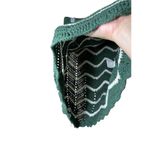 Emory park  Crochet Green White Chevron Print Skirt Size Large Photo 4