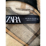 ZARA  Plaid Wool Shacket Streetwear Neutral Quiet Luxury Clean Girl Cozy Photo 4