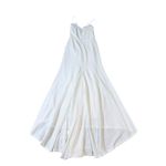 Lulus NWT  Feeling of Forever White Sleeveless Mermaid Maxi Dress Size Medium Photo 9