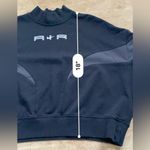 Nike  Air Women’s Sz M Black Cropped Logo‎ Sweatshirt Photo 8