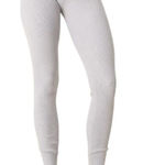 Miss Selfridge  Ribbed Knit Cozy Leggings in Light Gray Heather, Size S(4-6)​ Photo 0