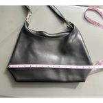 Lancaster Paris Leather Hobo Shoulder Bag Lined Pockets Old Money Quiet Luxury Black Photo 3